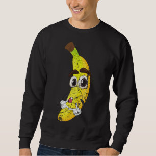 Sudadera Personalizado Fruta Bananera Amante de comida salu