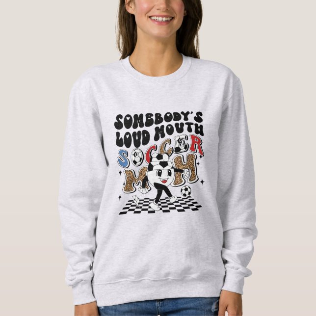 Sudadera Personalizado Fun Soccer Mom (Anverso)