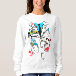 Sudadera Personalizado Funny Forensic Science Lab Costume d