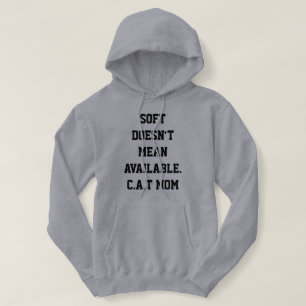 Sudadera Personalizado Gato Lindo Amante Gris y Negro Perso