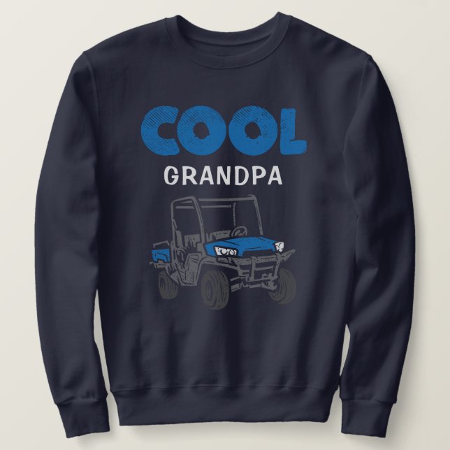Sudadera Personalizado Guay Abuelo Orgulloso Familia (Anverso del diseño)