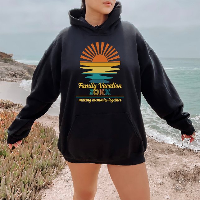 Sudadera Personalizado Guay Sunset de la familia Beach Vaca (Subido por el creador)