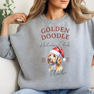 Sudadera Personalizado Holiday Club Golden Doodle