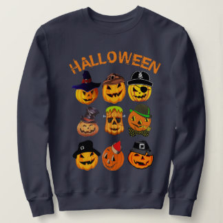 Sudadera Personalizado Jack Lantern Toco Calabaza divertida