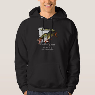 Sudadera Personalizado Lago/Fecha Minnesota Muskie Opener O