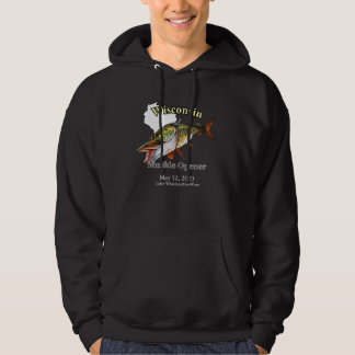 Sudadera Personalizado Lago/Fecha Wisconsin Muskie Opener O