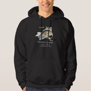 Sudadera Personalizado Lake and Date New York Walleye Opene