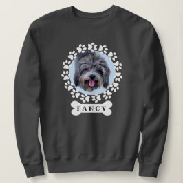 Sudadera Personalizado lindo Mascota Dog Photo and Name on