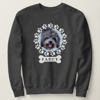 Sudadera Personalizado lindo Mascota Dog Photo and Name on