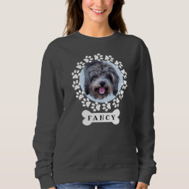 Sudadera Personalizado lindo Mascota Dog Photo and Name on 