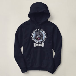 Sudadera Personalizado lindo Mascota Dog Photo and Name on