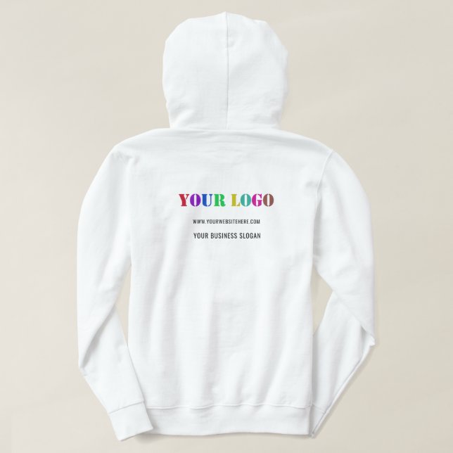 Sudadera Personalizado Logotipo Promocional Personalizado d (Reverso del diseño)