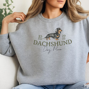 Sudadera Personalizado Mascota Retrato Perro Mamá Dachshund