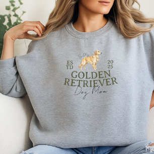 Sudadera Personalizado Mascota Retrato Perro Mamá Dorado Re