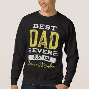 Sudadera Personalizado Mejor Papá Papá Papá Papá Padre Nunc