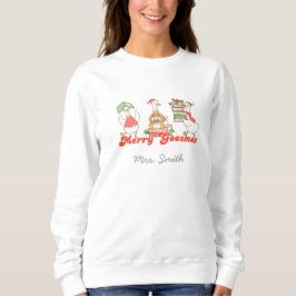 Sudadera Personalizado Merry Goosemas Sweatshirt