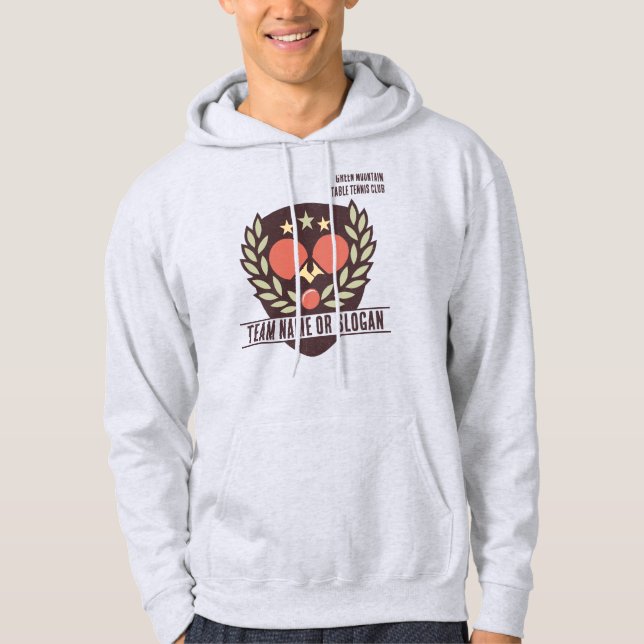 Sudadera Personalizado Mesa Tennis Team Name Club League (Anverso)