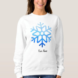 Sudadera Personalizado Minimal CoolEstético Snowflake Light
