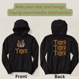Sudadera Personalizado moderno Elegante tigre imprimir para