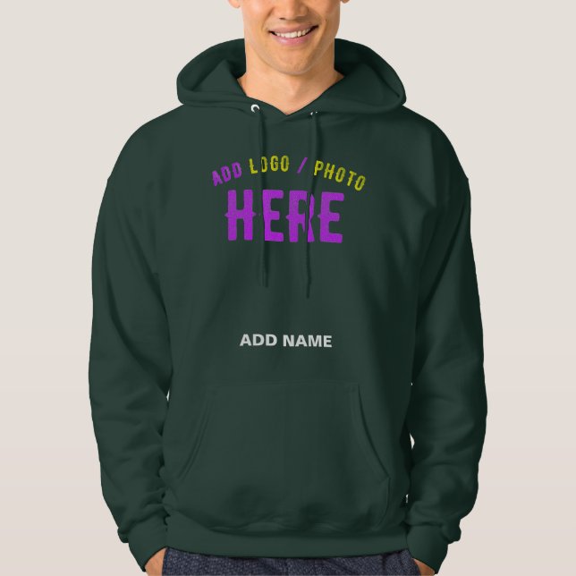 SUDADERA PERSONALIZADO MODERNO ESTILO MARCA VERDE PROFUNDA (Anverso)