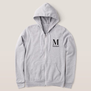 Sudadera Personalizado Monograma Simple