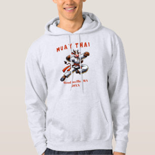 Sudadera Personalizado Muay Thai Martial Arts Location Nomb