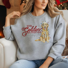 Sudadera Personalizado Navidades Holiday Club Golden Retrie