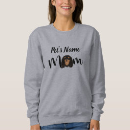 Sudadera Personalizado Negro y Tan Cavalier King Charles