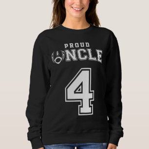 Sudadera Personalizado Orgulloso tío número 4 Personalizado