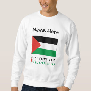 Sudadera Personalizado Palestina y bandera palestina 