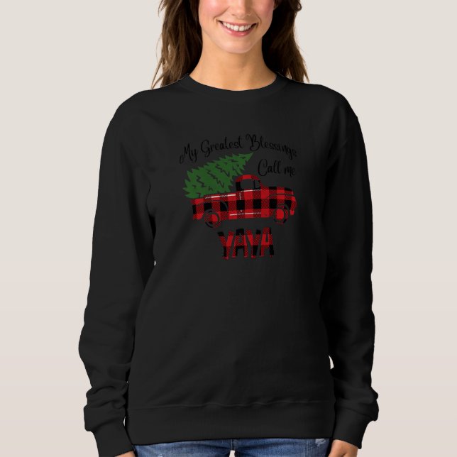 Sudadera Personalizado para Mujer Mi Mayor Bendición Llámam (Anverso)