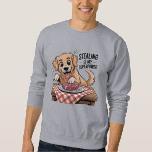 Sudadera personalizado, perro, recuperador de oro, robo, ca