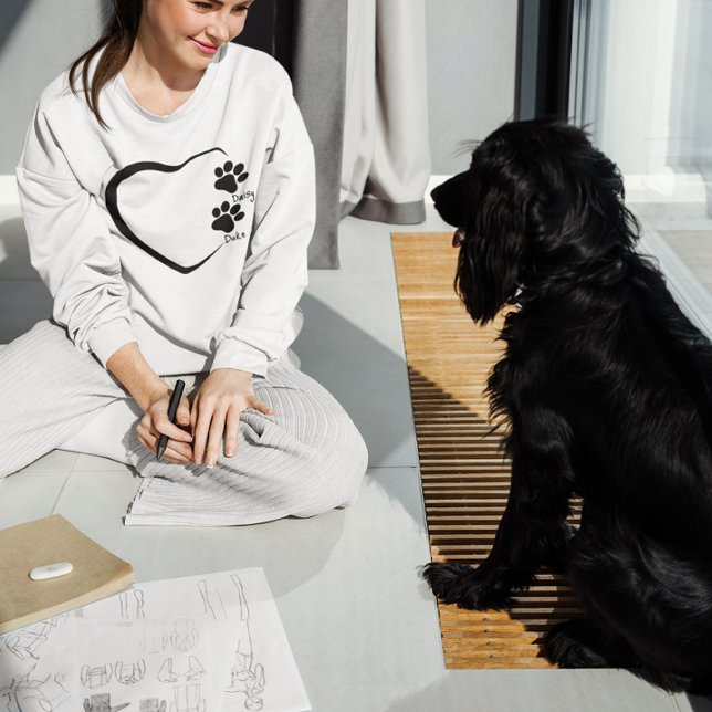 Sudadera Personalizado personalizada Perro nombre perro mam (Subido por el creador)