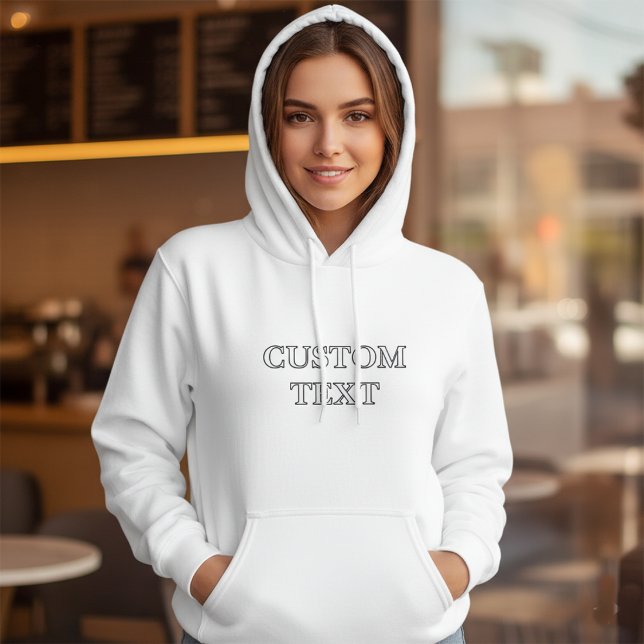 Sudadera Personalizado personalizado Envía tu propio texto (Subido por el creador)