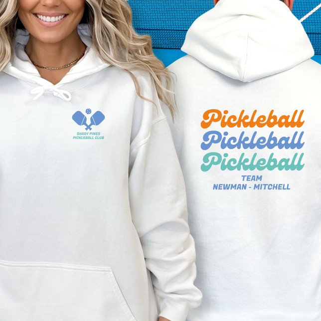 Sudadera Personalizado Pickleball Club Team Player Name Ret (Subido por el creador)
