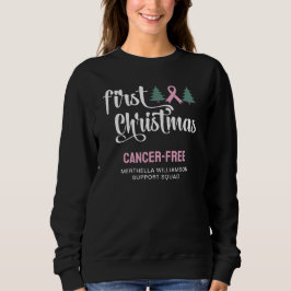 Sudadera Personalizado PRIMER NAVIDAD sin cáncer de mama