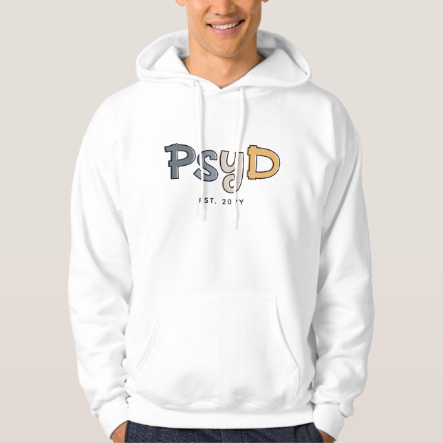 Sudadera Personalizado PsyD Médica de Psicóloga (Anverso)