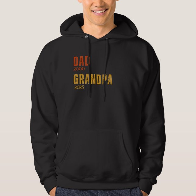 Sudadera Personalizado retro de años personalizado de papá  (Anverso)
