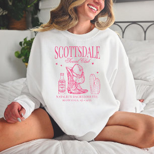 Sudadera Personalizado Scottsdale Bachelorette Party Social