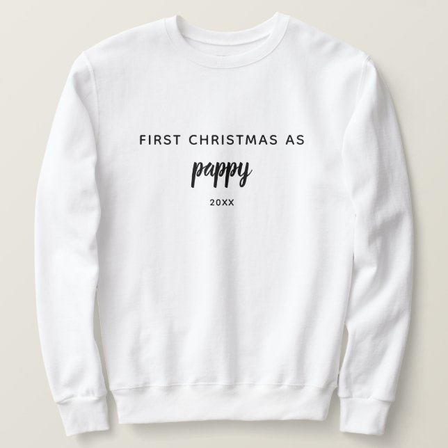 Sudadera Personalizado simple Primera moda del abuelo de Na (Anverso del diseño)
