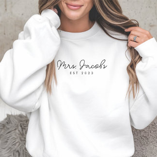 Sudadera Personalizado Sra. Sweatshirt Bridal Apparel