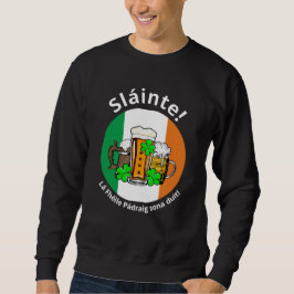 Sudadera Personalizado ST PATRICKS DAY Irish Flag Beer Unis