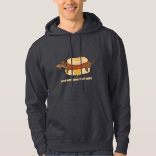 Sudadera Personalizado Texto Camiseta De Perro Caliente