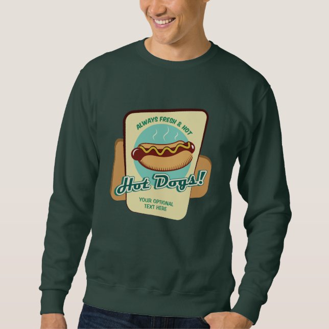 Sudadera Personalizado Texto Perro caliente (Anverso)