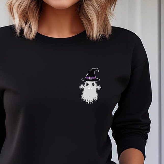 Sudadera Personalizado Tonto Espíritu Fantasma Con Hallowee (Please note: This image is a digital mockup.)
