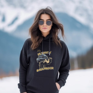 Sudadera Personalizado Ultimate mochilero regalo de camping