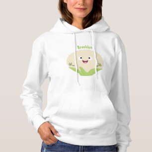 Sudadera Personalizado vegetal de coliflor alegre y dulce