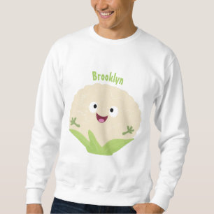 Sudadera Personalizado vegetal de coliflor alegre y dulce
