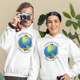 Sudadera Personalizado World Tour Earth en Sunflowers Guay