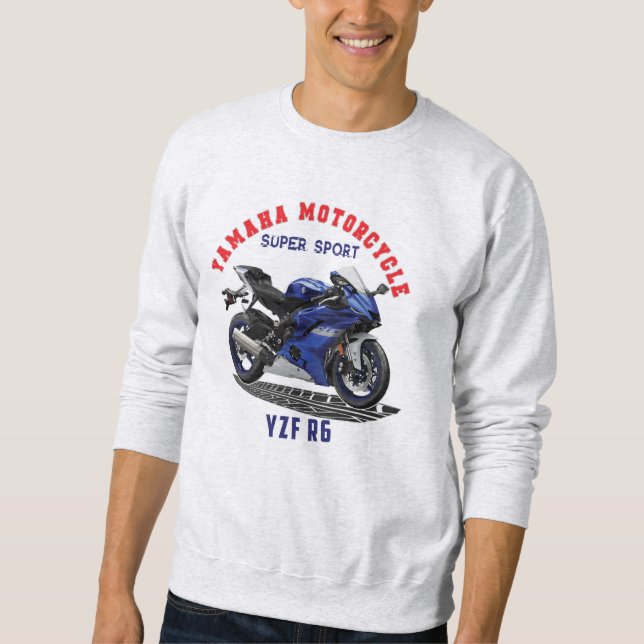 Sudadera Personalizado YAMAHA YZF R6 Diseñador de ropa cami (Anverso)